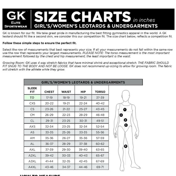 GK Gymnastics Leotard - Picture 3 of 3